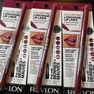 3 New Revlon ColorStay Lip Liner in Wine (670)